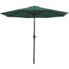 Sunnydaze Decor Sunnydaze 9 Ft Aluminum Patio Umbrella With Tilt And Crank - Green -The Novogratz Shop 5811987