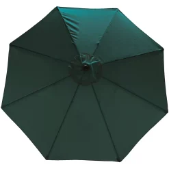 Sunnydaze Decor Sunnydaze 9 Ft Aluminum Patio Umbrella With Tilt And Crank - Green 7 Sunnydaze Decor Sunnydaze 9 Ft Aluminum Patio Umbrella With Tilt And Crank - Green -The Novogratz Shop 5811987 ALT2