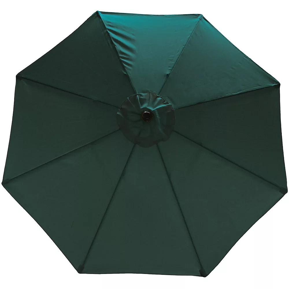 Sunnydaze Decor Sunnydaze 9 Ft Aluminum Patio Umbrella With Tilt And Crank - Green 5 Sunnydaze Decor Sunnydaze 9 Ft Aluminum Patio Umbrella With Tilt And Crank - Green - Image 3