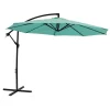 Sunnydaze Decor Sunnydaze 9.5 Ft Cantilever Offset Patio Umbrella With Crank - Seafoam -The Novogratz Shop 5811998