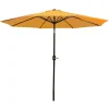 Sunnydaze Decor Sunnydaze 9 Ft Aluminum Patio Umbrella With Tilt And Crank - Gold 2 Sunnydaze Decor Sunnydaze 9 Ft Aluminum Patio Umbrella With Tilt And Crank - Gold -The Novogratz Shop 5812001