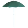 Sunnydaze Decor Sunnydaze 5 Ft Steel Beach Umbrella With Tilt - Sage Green -The Novogratz Shop 5812045