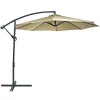 Sunnydaze Decor Sunnydaze 10 Ft Cantilever Offset Steel Patio Umbrella With Crank - Beige -The Novogratz Shop 5812082