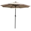 Sunnydaze Decor Sunnydaze 9 Ft Solar Aluminum Patio Umbrella With Tilt And Crank - Beige 1 Sunnydaze Decor Sunnydaze 9 Ft Solar Aluminum Patio Umbrella With Tilt And Crank - Beige -The Novogratz Shop 5812093