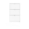 Tvilum Bright 3-Drawer Shoe Cabinet Floor Decor
