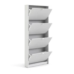 Tvilum Bright 4-Drawer Shoe Cabinet Floor Decor -The Novogratz Shop 5815148 ALT2