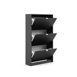 Tvilum Bright 3-Drawer Shoe Cabinet Floor Decor -The Novogratz Shop 5815151 ALT3