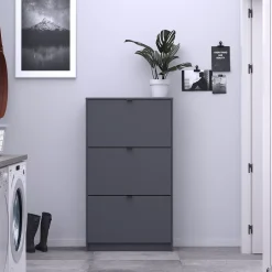 Tvilum Bright 3-Drawer Shoe Cabinet Floor Decor -The Novogratz Shop 5815154 ALT2