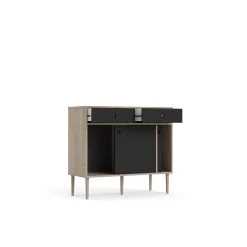 Tvilum 2 Drawer Sideboard With 2 Sliding Doors -The Novogratz Shop 5815165 ALT3