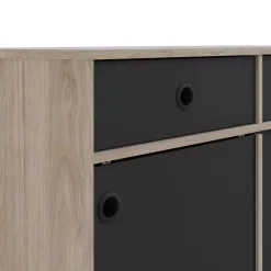Tvilum 2 Drawer Sideboard With 2 Sliding Doors -The Novogratz Shop 5815165 ALT4
