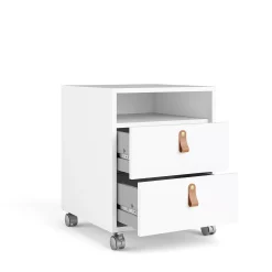 Tvilum Winston 2-Drawer Mobile Cabinet 12 Tvilum Winston 2-Drawer Mobile Cabinet -The Novogratz Shop 5815226 ALT2