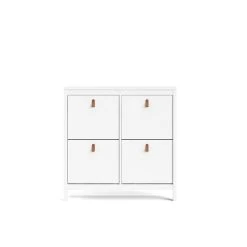 Tvilum Madrid 4-Drawer Shoe Cabinet Floor Decor