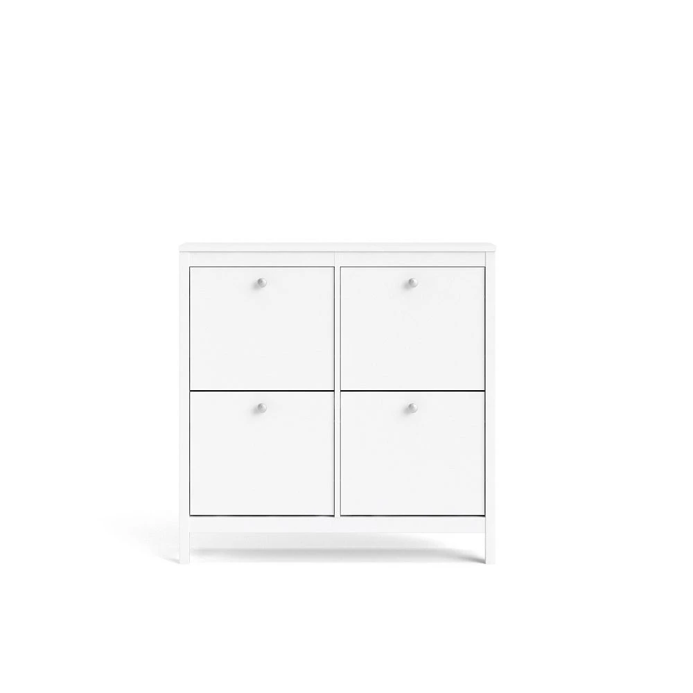 Tvilum Madrid 4-Drawer Shoe Cabinet Floor Decor 4 Tvilum Madrid 4-Drawer Shoe Cabinet Floor Decor - Image 2