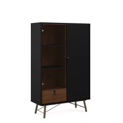 Tvilum Ry 1-Drawer & 1-Door China Cabinet -The Novogratz Shop 5815259 ALT