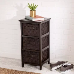 Honey-Can-Do Small Storage Woven End Table -The Novogratz Shop 5882177 ALT9