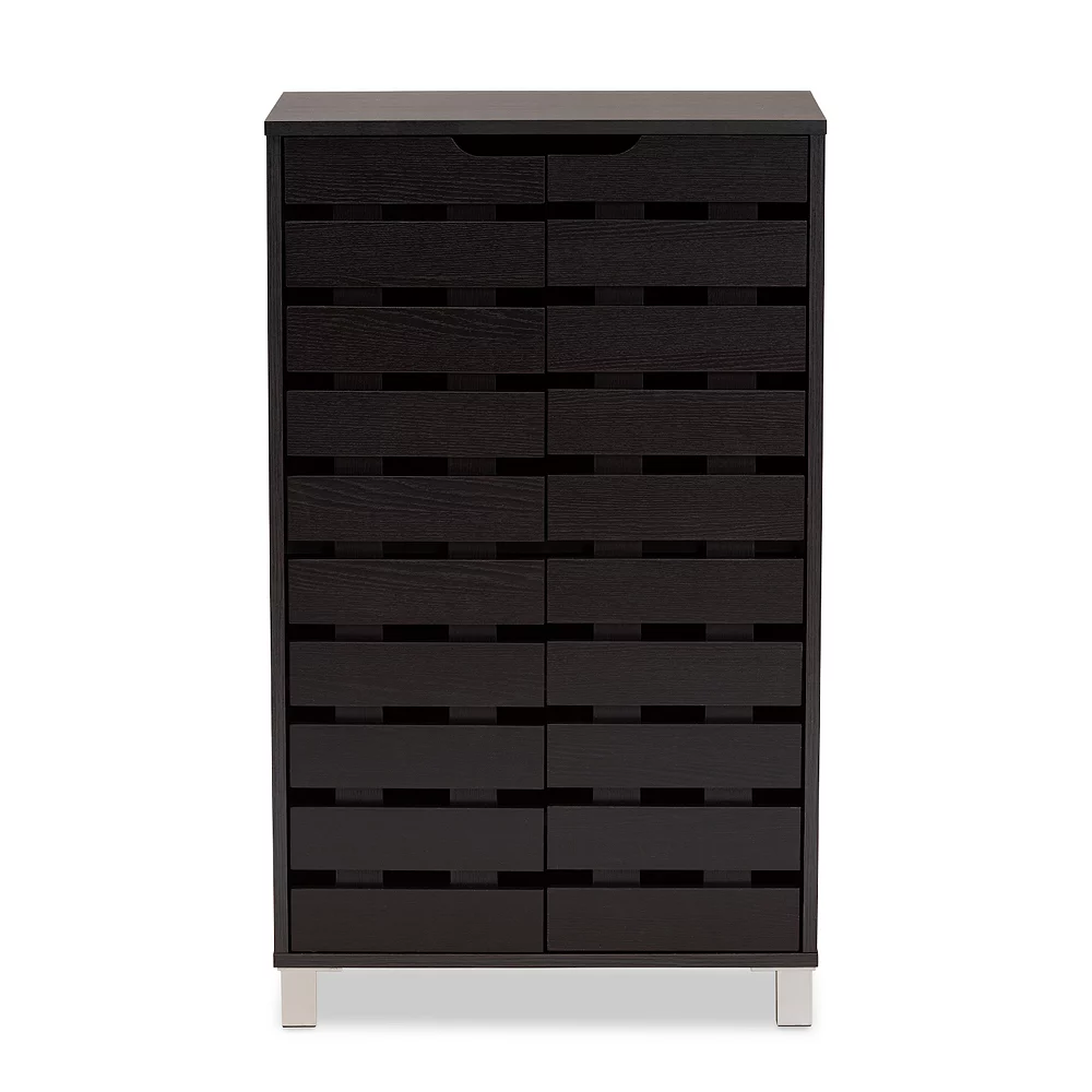 Baxton Studio Ernest Shoe Cabinet Floor Decor 5 Baxton Studio Ernest Shoe Cabinet Floor Decor - Image 3