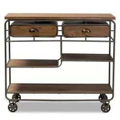 Baxton Studio Grant Trolley Cart -The Novogratz Shop 5882351 ALT3
