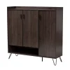 Baxton Studio Baldor Shoe Cabinet Floor Decor -The Novogratz Shop 5883397