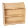 Flash Furniture Natural Wooden 3 Shelf Book Display With Safe 2 Flash Furniture Natural Wooden 3 Shelf Book Display With Safe -The Novogratz Shop 5885161