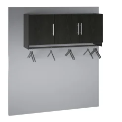 Systembuild Evolution Camberly 3-Door Wall Cabinet With Hanging Rod -The Novogratz Shop 5885713 ALT2