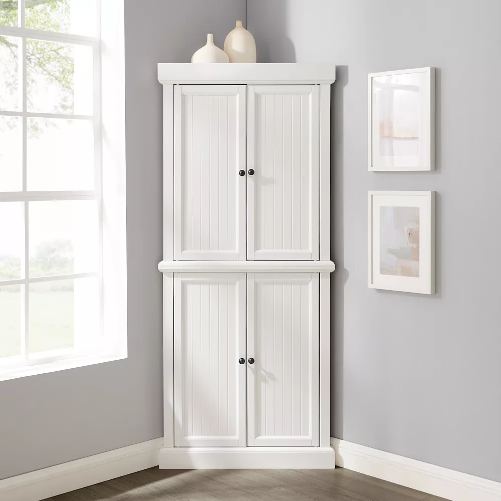 Crosley Shoreline Tall Corner Pantry 5 Crosley Shoreline Tall Corner Pantry - Image 3