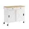 Crosley Laurel Kitchen Island/Cart -The Novogratz Shop 5891361