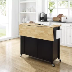 Crosley Savannah Kitchen Island/Cart -The Novogratz Shop 5891366 ALT3