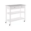 Crosley Chloe Kitchen Island/Cart -The Novogratz Shop 5891388 White