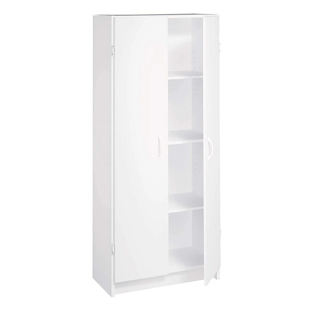ClosetMaid 896700 12.5 X 24 X 59.5 Inch Adjustable 4 Shelf Pantry Cabinet, White 4 ClosetMaid 896700 12.5 X 24 X 59.5 Inch Adjustable 4 Shelf Pantry Cabinet, White - Image 2