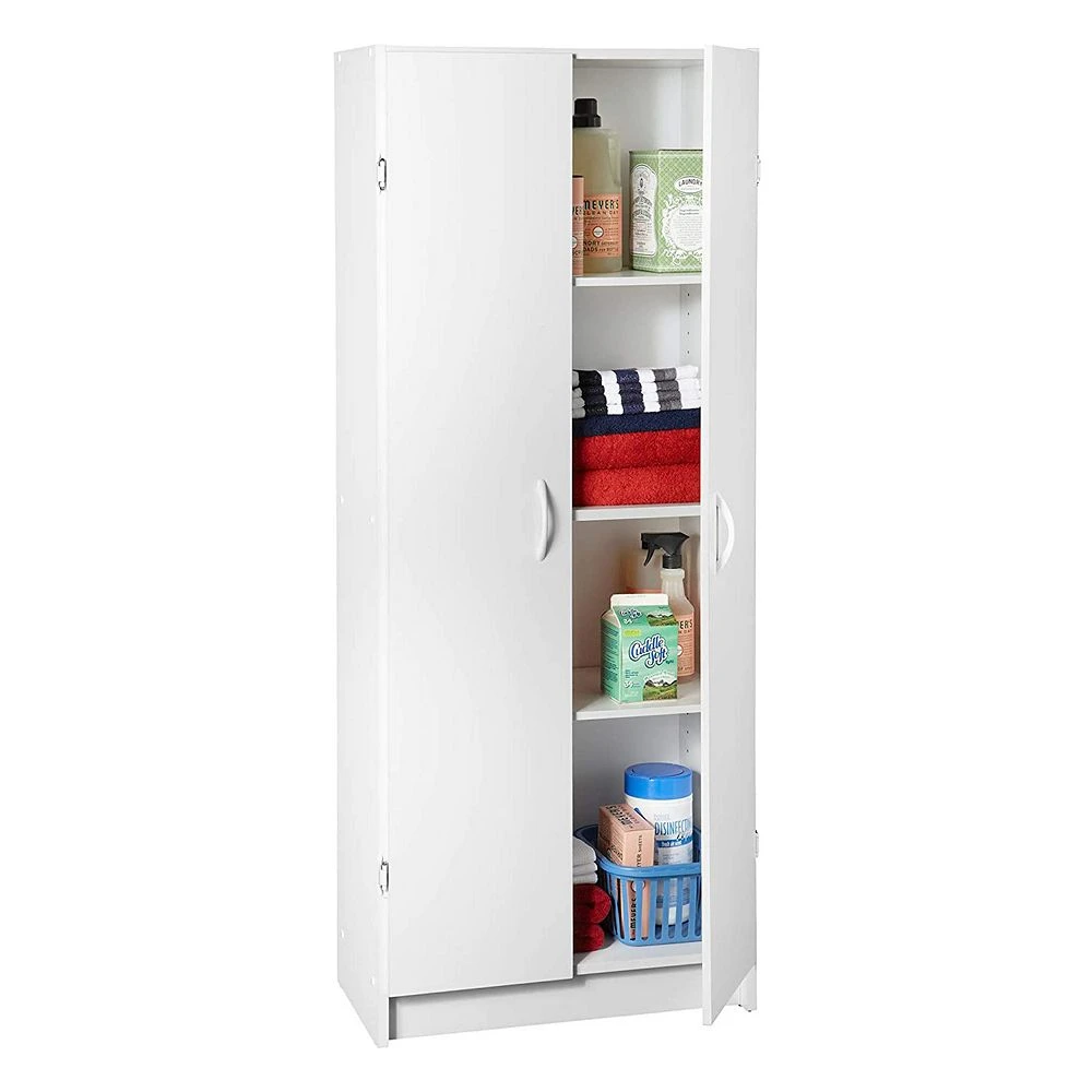ClosetMaid 896700 12.5 X 24 X 59.5 Inch Adjustable 4 Shelf Pantry Cabinet, White 5 ClosetMaid 896700 12.5 X 24 X 59.5 Inch Adjustable 4 Shelf Pantry Cabinet, White - Image 3