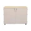 Arrow Sewing Cabinets Kangaroo Sewing Furniture Dingo II Cutting & Storage Cabinet - Ash White With Free 44" X 38" Cutting Mat -The Novogratz Shop 5962484