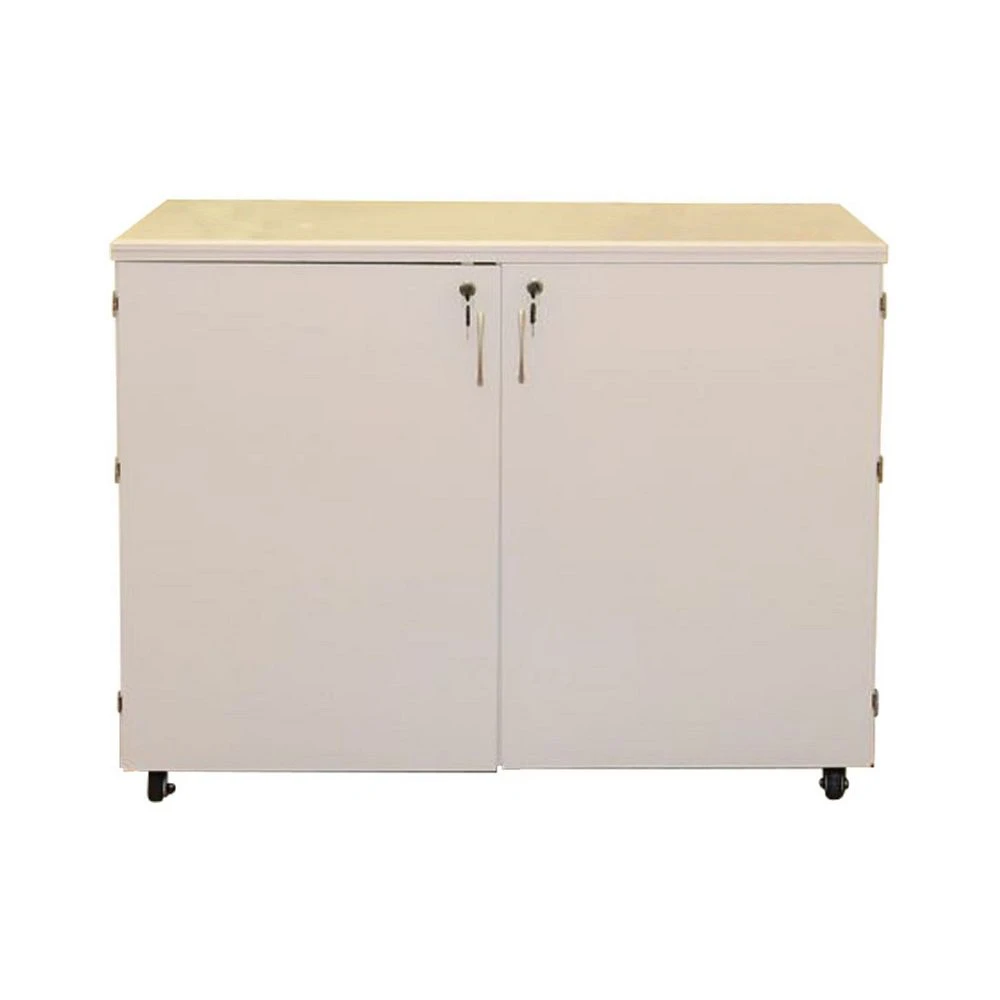 Arrow Sewing Cabinets Kangaroo Sewing Furniture Dingo II Cutting & Storage Cabinet - Ash White With Free 44" X 38" Cutting Mat 3 Arrow Sewing Cabinets Kangaroo Sewing Furniture Dingo II Cutting & Storage Cabinet - Ash White With Free 44" X 38" Cutting Mat