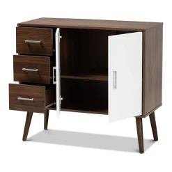 Baxton Studio Leena White Sideboard & Server -The Novogratz Shop 5990519 ALT2