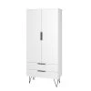 MANHATTAN COMFORT Beekman Tall Cabinet -The Novogratz Shop 6018557 White