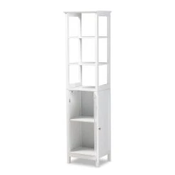 Baxton Studio Beltran Bathroom Storage Cabinet -The Novogratz Shop 6022295 ALT2