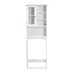Baxton Studio Campbell Bathroom Storage Cabinet -The Novogratz Shop 6022296 ALT3