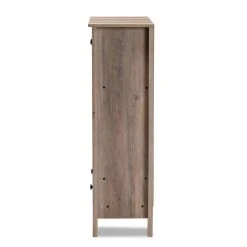 Baxton Studio Derek Shoe Cabinet Floor Decor -The Novogratz Shop 6022298 ALT4