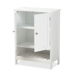Baxton Studio Jaela Bathroom Storage Cabinet -The Novogratz Shop 6022299 ALT2