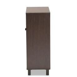 Baxton Studio Rossin Shoe Cabinet Floor Decor -The Novogratz Shop 6022308 ALT4