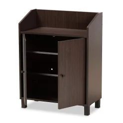 Baxton Studio Rossin Shoe Cabinet 9 Baxton Studio Rossin Shoe Cabinet -The Novogratz Shop 6022360 ALT2