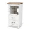 Baxton Studio Faron 2-drawer Storage Cabinet -The Novogratz Shop 6031988