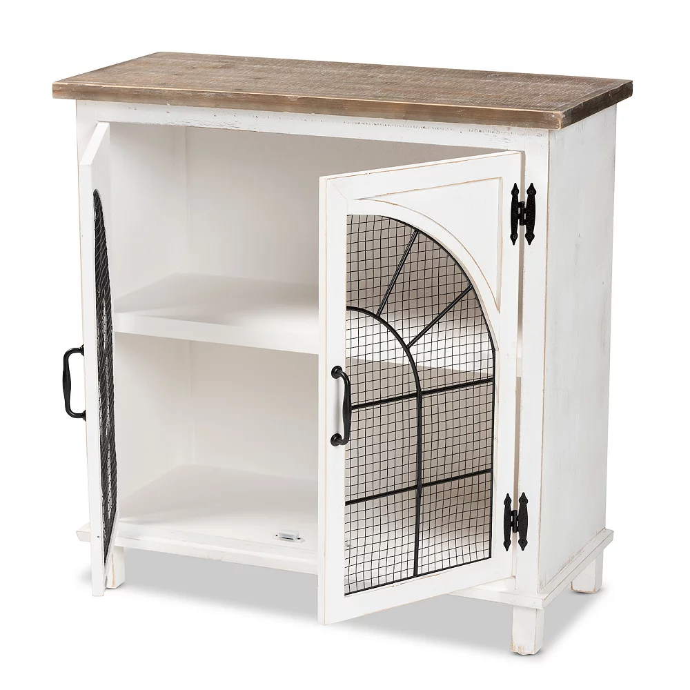 Baxton Studio Faron Storage Cabinet 5 Baxton Studio Faron Storage Cabinet - Image 3