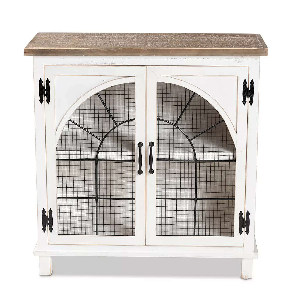 Baxton Studio Faron Storage Cabinet 6 Baxton Studio Faron Storage Cabinet - Image 4