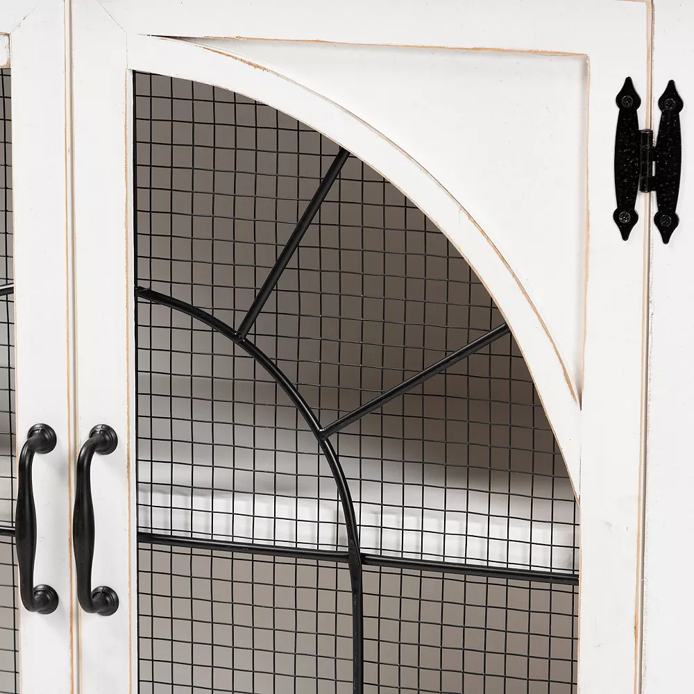 Baxton Studio Faron Storage Cabinet 8 Baxton Studio Faron Storage Cabinet - Image 6