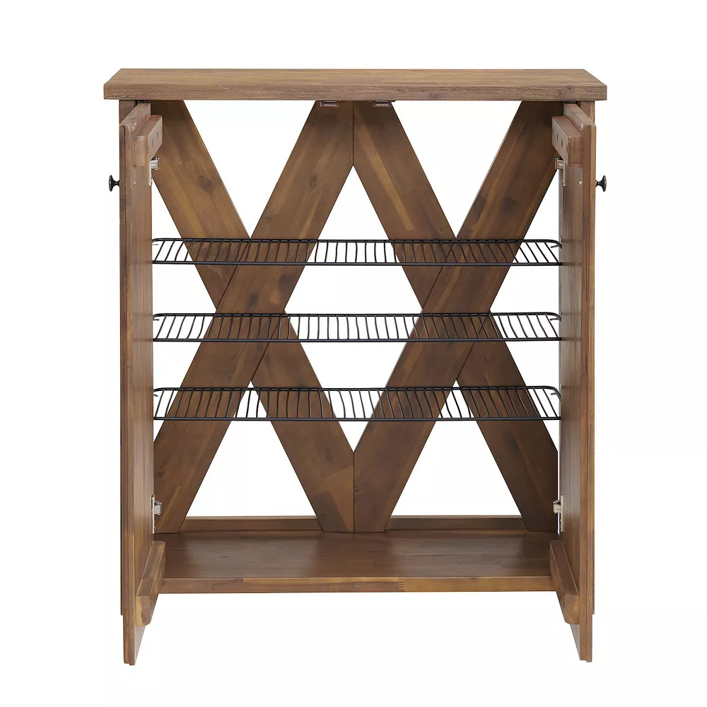 Alaterre Furniture Bethel Shoe Cabinet Floor Decor 6 Alaterre Furniture Bethel Shoe Cabinet Floor Decor - Image 4