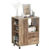 Year Color Mobile Wood Office Storage Cabinet With Drawers And Shelves For Home Office 1 Year Color Mobile Wood Office Storage Cabinet With Drawers And Shelves For Home Office -The Novogratz Shop 6058432