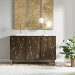 Madison Park Clausen 3-Door Cabinet -The Novogratz Shop 6103201 ALT2