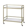 Martha Stewart Lionel 2-Tier Bar Cart -The Novogratz Shop 6106846