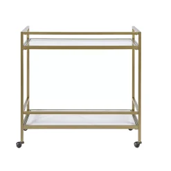 Martha Stewart Lionel 2-Tier Bar Cart -The Novogratz Shop 6106846 ALT4