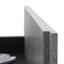 Cenports Alba 29.3 In. W X 18.7 In. D. X 20.7 In. H With Sink Combo Matte Black Modern Design With Invisible Handle, Wall Mounted Vanity Set With Oversized Storage Cabinet And Integrated Basin -The Novogratz Shop 6130847 ALT3